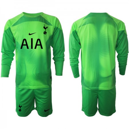 Tottenham Hotspur Brankářské Zelená 2022-23 - Dětské Fotbalové Dresy (L/S) Tottenham Hotspur Brankářské Zelená 2022-23 - Dětské Fotbalové Dresy (L/S)